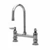T&S Brass B-0320 Deck Mount Double Pantry Faucet With 8-Inch Centers, Rigid Gooseneck And Lever Handles -AF SUPPLY Sales Store 31LyzBZ8qTL