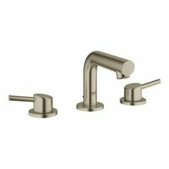 Grohe 20572EN1 GROHE Concetto 8 In. Widespread 2-Handle Mid-Arc Bathroom Faucet In Brushed Nickel