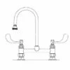 T&S Brass B-0322-04 TS Brass Deck Mounted Mixing Faucet, Chrome
