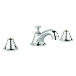 Grohe 2080000A GROHE Seabury Lavatory Wideset Double Handle 3-Hole Copper Pipes - 1.2 GPM