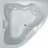 Aquatic AI6060DC-WH AI6060DC Point Arena Luxury 60"x60"x24 1/4" Whirlpool Tub -AF SUPPLY Sales Store 31UmpmhlcfL