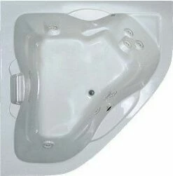 Aquatic AI6060DC-WH AI6060DC Point Arena Luxury 60"x60"x24 1/4" Whirlpool Tub