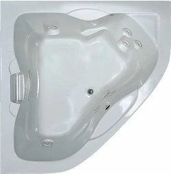 Aquatic AI6060DC-WH AI6060DC Point Arena Luxury 60"x60"x24 1/4" Whirlpool Tub 3 Aquatic AI6060DC-WH AI6060DC Point Arena Luxury 60"x60"x24 1/4" Whirlpool Tub