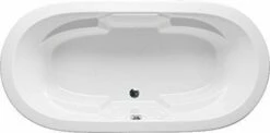 Americh BR7236PA2-WH Brisa 7236-20-Platinum Series-Airbath 2 Combo Tub, White
