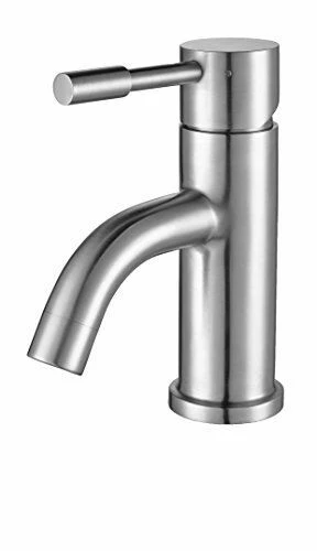 Whitehaus WHS0111-SB-PSS Waterhaus Lead Free Solid Stainless Steel Single Handle Lavatory Faucet 3 Whitehaus WHS0111-SB-PSS Waterhaus Lead Free Solid Stainless Steel Single Handle Lavatory Faucet
