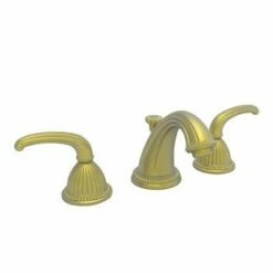 Newport Brass 880/04 Anise Double Handle Widespread Bathroom Faucet With Metal Lever Handles, Satin Brass