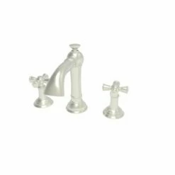 Newport Brass 2400/15S 2400 Aylesbury Tall Widespread Bathroom Faucet With Double Cross Handles Finish: Satin Nickel