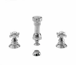 Newport Brass 1009/26 1009 Fairfield Vertical Spray Double Handle Bidet Faucet With Meta, Polished Chrome