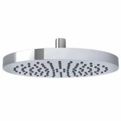 Lefroy Brooks Y1-4602-CP Round Stainless Steel And Plastic 8-Inch Shower Rose, Polished Chrome