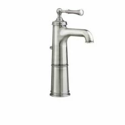 Jado 842701.444 Hatteras Single Lever Vessel Faucet, Antique Nickel