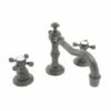 Newport Brass 930/15A Chesterfield Double Handle Widespread Lavatory Faucet With Metal Cross Handles (, Antique Nickel (Pewter) -AF SUPPLY Sales Store 31j9REmjziL