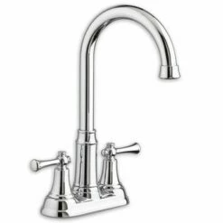 American Standard 4285420F15.002 Portsmouth Centerset Bathroom Faucet Lever Handle Finish: Chrome