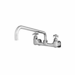 T&S Brass B-0291 Wall Mount Big-Flo Mixing Faucet With 8-Inch Centers And 18-Inch Swing Nozzle Inlets