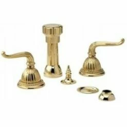 Phylrich K4141/003 K4141_003 - Georgian Barcelona Four Hole Bidet Set W/Vertical Spray