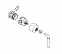 Grohe 47712000 Seabury Starlight Chrome Bathroom Faucet Handle