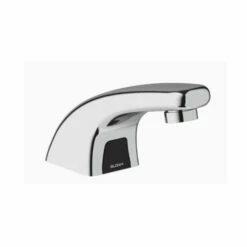 Sloan 3315331BT Optima 3-1/2" H Battery-Powered Deck-Mounted Low Body Single Hole Faucet In Polished Chrome