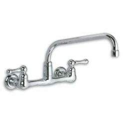 American Standard 3324092 Wall Mount Lavatory Faucet In Polished Chrome