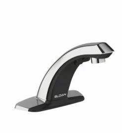 Sloan 3365784BT Optima Sensor Faucet ETF-80-4-BOX-TEE-CP-0.35GPM-MLM-IR-BT-FCT In Polished Chrome