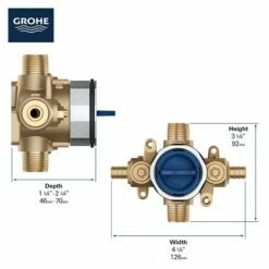 Grohe 35111000 Grohsafe 3.0 Pressure Balance Rough-In Valve 21 Grohe 35111000 Grohsafe 3.0 Pressure Balance Rough-In Valve -AF SUPPLY Sales Store 35111000 9