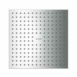 Axor 35315001 ShowerSolutions Showerhead 250 Square 2-Jet, 1.75 GPM In Chrome