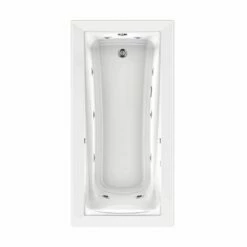 American Standard 3573048WC.020 Green Tea Whirlpool Bathtub In White