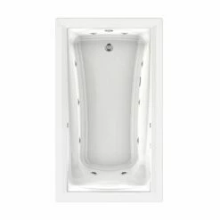 American Standard 3575048WC.020 Green Tea Whirlpool Bathtub In White