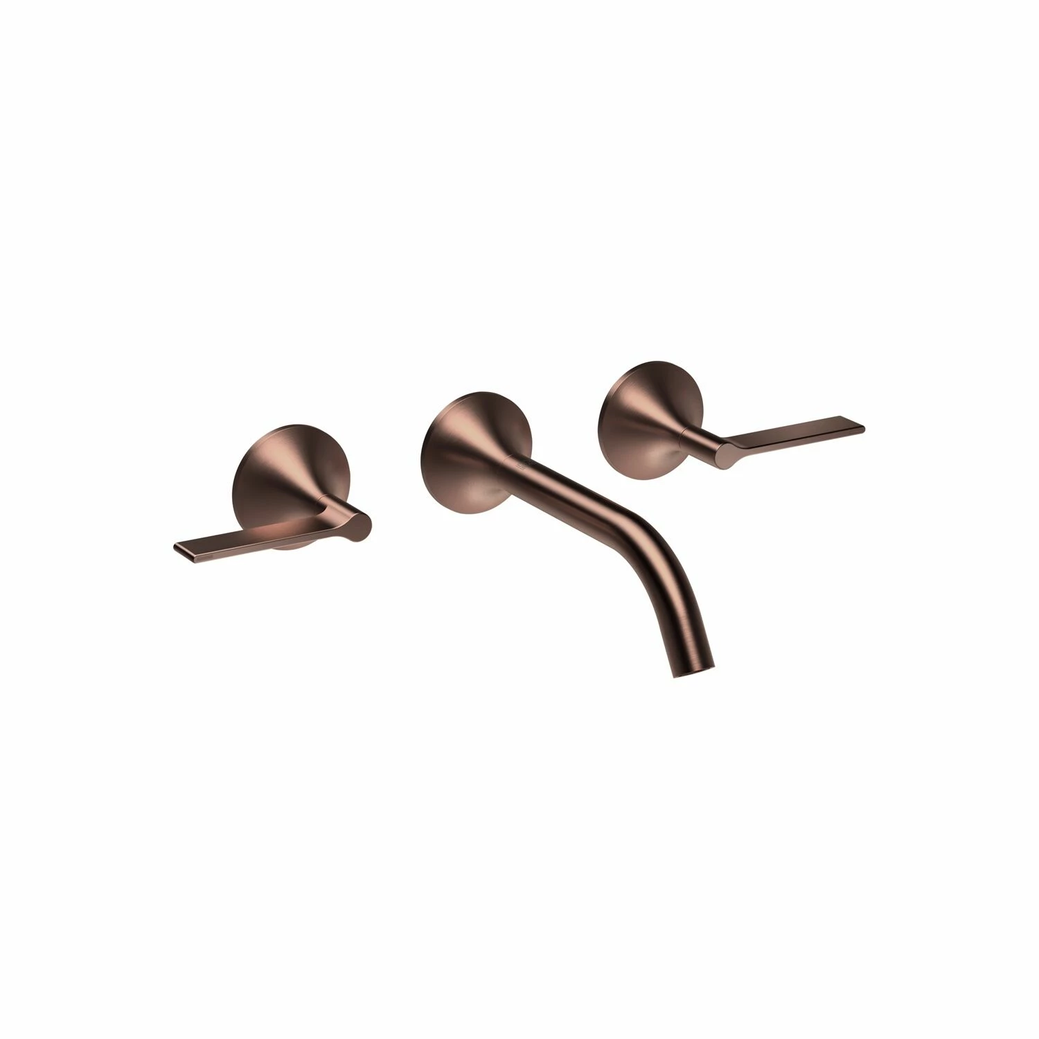 Dornbracht 36712819-990010 Vaia Wall Mounted Lavatory Faucet, Lever Handles In Dark Platinum Matte 3 Dornbracht 36712819-990010 Vaia Wall Mounted Lavatory Faucet, Lever Handles In Dark Platinum Matte