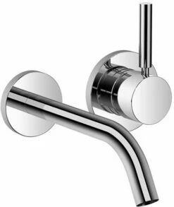 Dornbracht 36812660-000010 Meta Wall Mounted Single Lever Faucet Without Drain In Polished Chrome