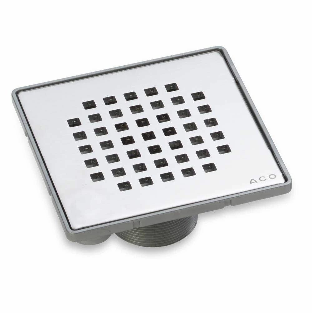 ACO 37078 Square ShowerDrain ShowerPoint In Stainless Steel 3 ACO 37078 Square ShowerDrain ShowerPoint In Stainless Steel