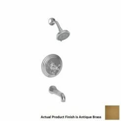 Newport Brass 3-922BP/06 Trim Kit Tub And Shower Set In Antique Brass