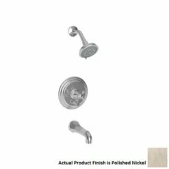 Newport Brass 3-922BP/15 Trim Kit Tub And Shower Set In Polished Nickel