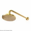 Lacava 400A-BG ARCH Wall-Mount Round Shower Arm With Flange In Brushed Gold (Shower Head Sold Separately) 1 Lacava 400A-BG ARCH Wall-Mount Round Shower Arm With Flange In Brushed Gold (Shower Head Sold Separately) -AF SUPPLY Sales Store 400abg