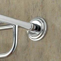 Ginger 1139B/PB 1139B-3 Chelsea Shower Rod Brackets Pair, Polished Brass