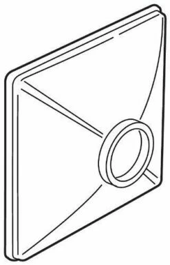 Brizo RP42430 Vesi - : Shower Flange - Chrome Finish [Misc]