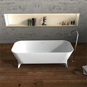 Cheviot 4173-WW PALERMO Solid Surface Bathtub 3 Cheviot 4173-WW PALERMO Solid Surface Bathtub