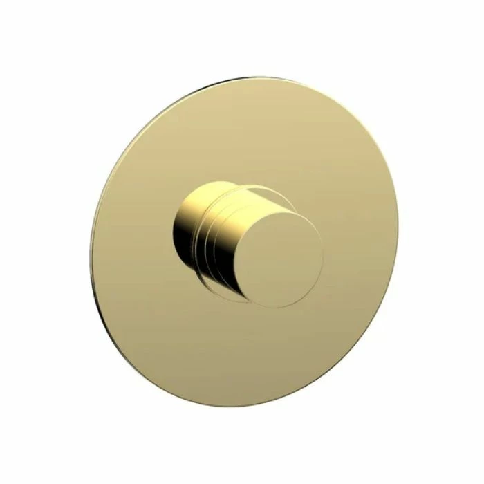 Phylrich 4-181/003 Basic II 3/4" Round Shower Thermostatic Plate Trim In Polished Brass 3 Phylrich 4-181/003 Basic II 3/4" Round Shower Thermostatic Plate Trim In Polished Brass