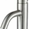 Whitehaus WHS0311-SB -BSS Single Hole, Single Lever Lavatory Faucet, Brushed Stainless Steel
