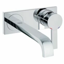 Grohe 1938700A Allure Single-Handle 2-Hole Wall Mount Vessel Medium Bathroom Faucet - 1.2 GPM