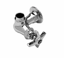 T&S Brass B-0210-LN TS Brass Single Basin Wall-Mount Faucet, Chrome