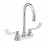 American Standard 7501175.002 7501.175.002 Monterrey Centerset 0.5 Gpm Lavatory Faucet With Gooseneck Spout, VR Wrist Blade Handles And Pop-Up Drain, Polished Chrome -AF SUPPLY Sales Store 41G7ZdtOpkL