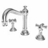 Newport Brass 2460/26 Jacobean Widespread Lavatory Faucet With Country Base, Cross Handles, And 1/2" Valves, Polished Chrome -AF SUPPLY Sales Store 41LWWqDv7eL