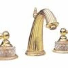Phylrich K280/025 K280_025 Regent Cut Crystal Double Handle Widespread Bathroom Faucet In Polished Gold -AF SUPPLY Sales Store 41NbnUua7HL