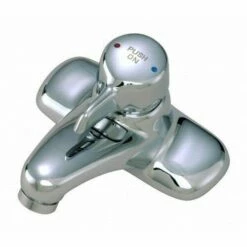 T&S Brass B-2760-H Lavatory Faucet With Metering, 4-Inch Centerset And Inlet Check-Screen Assemblies