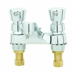 T&S Brass B-0831 TS Brass Slow Self-Closing Centerset Lavatory Faucet, Chrome