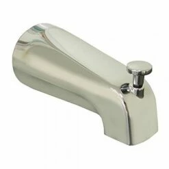 Jones Stephens D01001 Corporation Diverter Bathtub Spout, Chrome, Small, Chrome