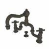 Newport Brass 1000B/10B 1000B Fairfield Widespread Bathroom Bridge Faucet With Metal Cross, Oil Rubbed Bronze -AF SUPPLY Sales Store 41m7dTTwZ2L