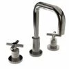Newport Brass 1400/15A East Square Double Handle Widespread Lavatory Faucet With Metal Cross Handles (L, Antique Nickel (Pewter) -AF SUPPLY Sales Store 41mnh 417UL