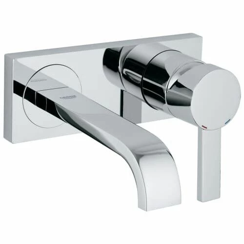 Grohe 1930000A Allure Single-Handle 2-Hole Wall Mount Vessel Small Bathroom Faucet - 1.2 GPM 3 Grohe 1930000A Allure Single-Handle 2-Hole Wall Mount Vessel Small Bathroom Faucet - 1.2 GPM