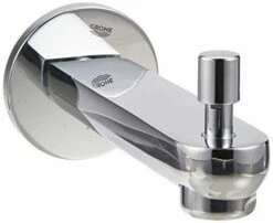 Grohe 13273000 Eurosmart Cosmopolitan 6 1/2 Inch Diverter Tub Spout In Starlight Chrome