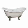 Barclay CTDSH-WH-BL Marshall 71" X 3.5" Soaking Bathtub Finish: Black -AF SUPPLY Sales Store 41wkMH5rRDL